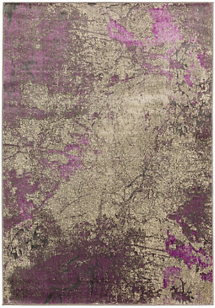 Addison Rugs Bria 5'3" x 7'7" Area Rug, Purple, large