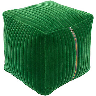 World Needle Aaron 16"H x 16"W x 16"D Pouf, , rollover