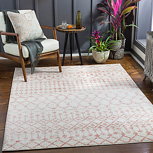 Surya Chester Global Area Rug, Pale Pink, rollover