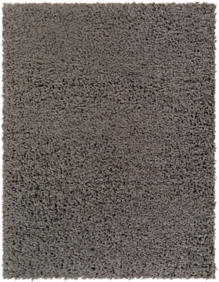 Surya Angora Modern Area Rug, Charcoal, large