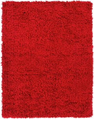 Surya Angora Modern Area Rug, Red, large