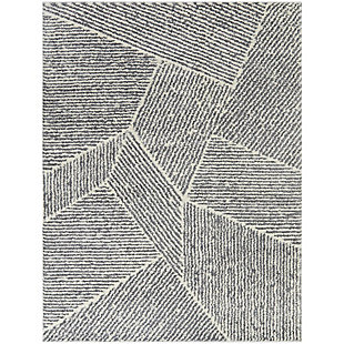Balta Larsen Modern Stripe 5' 3" x 7' Area Rug, Gray, large