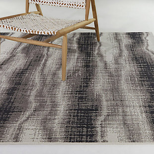 Balta Lucia Abstract Modern 5' 3" x 7' Area Rug, Gray, rollover