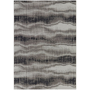 Balta Lucia Abstract Modern 5' 3" x 7' Area Rug, Gray, large