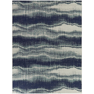 Balta Lucia Abstract Modern 7' 10" x 10' Area Rug, Blue, large