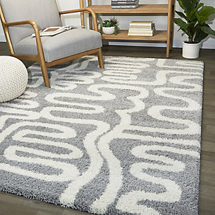 Balta Terence Abstract Shag 7' 10" x 10' Area Rug, , rollover