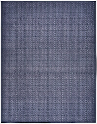 Nourison Home Machine Washable Series Rug, Navy Blue, large