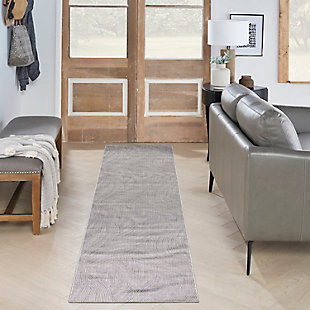 Nourison Home Machine Washable Series Rug, Ivory/Gray, rollover