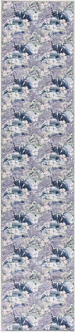 Nourison Home Elegant Washables Rug, Gray/Blue, large