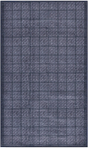 Nourison Home Machine Washable Series Rug, Navy Blue, large