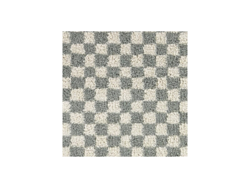 Balta Covey Checkered Shag 5' 3" x 7' Area Rug, Sage, large