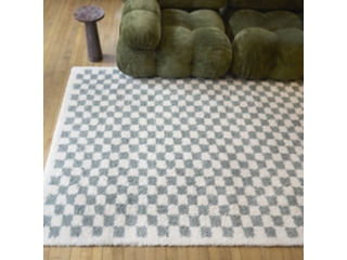 Balta Covey Checkered Shag 6' 7" x 9' Area Rug