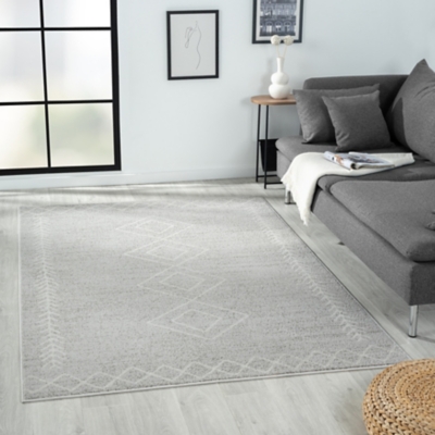 Lacie 8' x 10' Area Rug, Gray, rollover