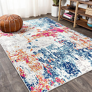 Jonathan Y Sunset Abstract Area Rug, Blue/Multi, rollover