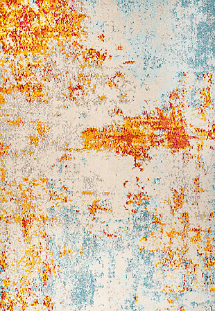 Jonathan Y Sunset Abstract Area Rug, Orange/Multi, large