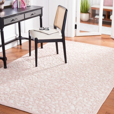 Safavieh Martha Stewart Collection High-Low 8' x 10' Area Rug, Ivory/Pink, rollover