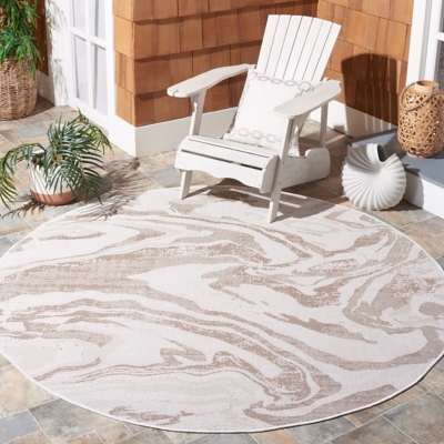 Safavieh Martha Stewart Collection 7' x 7' Round Area Rug, , rollover