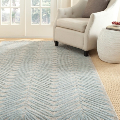 Safavieh Martha Stewart Collection Coastal 5' x 8' Area Rug, Blue Fir, rollover