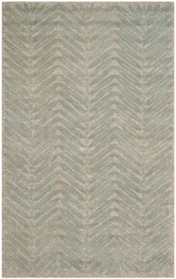Safavieh Martha Stewart Collection Coastal 5' x 8' Area Rug, Blue Fir, large