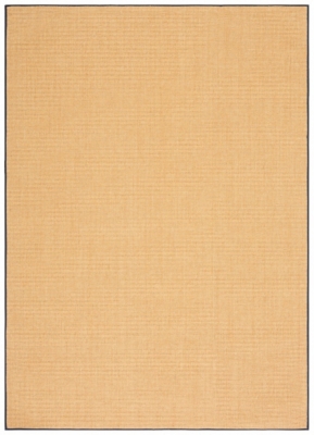 Safavieh Martha Stewart Collection Solid 5' x 7' Area Rug, Natural/Gray, large