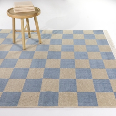 Pearse Checkered Color Block 7'10" x 10' Area Rug | Ashley