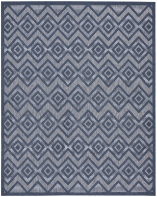Nourison Home Versa 8' x 10' Area Rug, Navy Blue, large