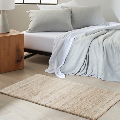 Calvin Klein Abrash 2' x 3' Area Rug, Ivory/Gray, rollover