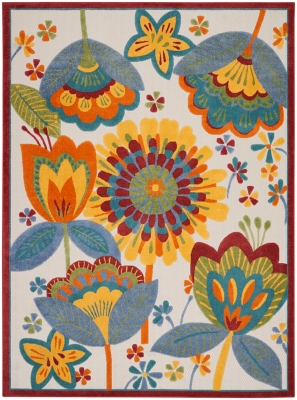 Nourison Home Splash 12' X 15' Tulips Area Rug, Multi, large