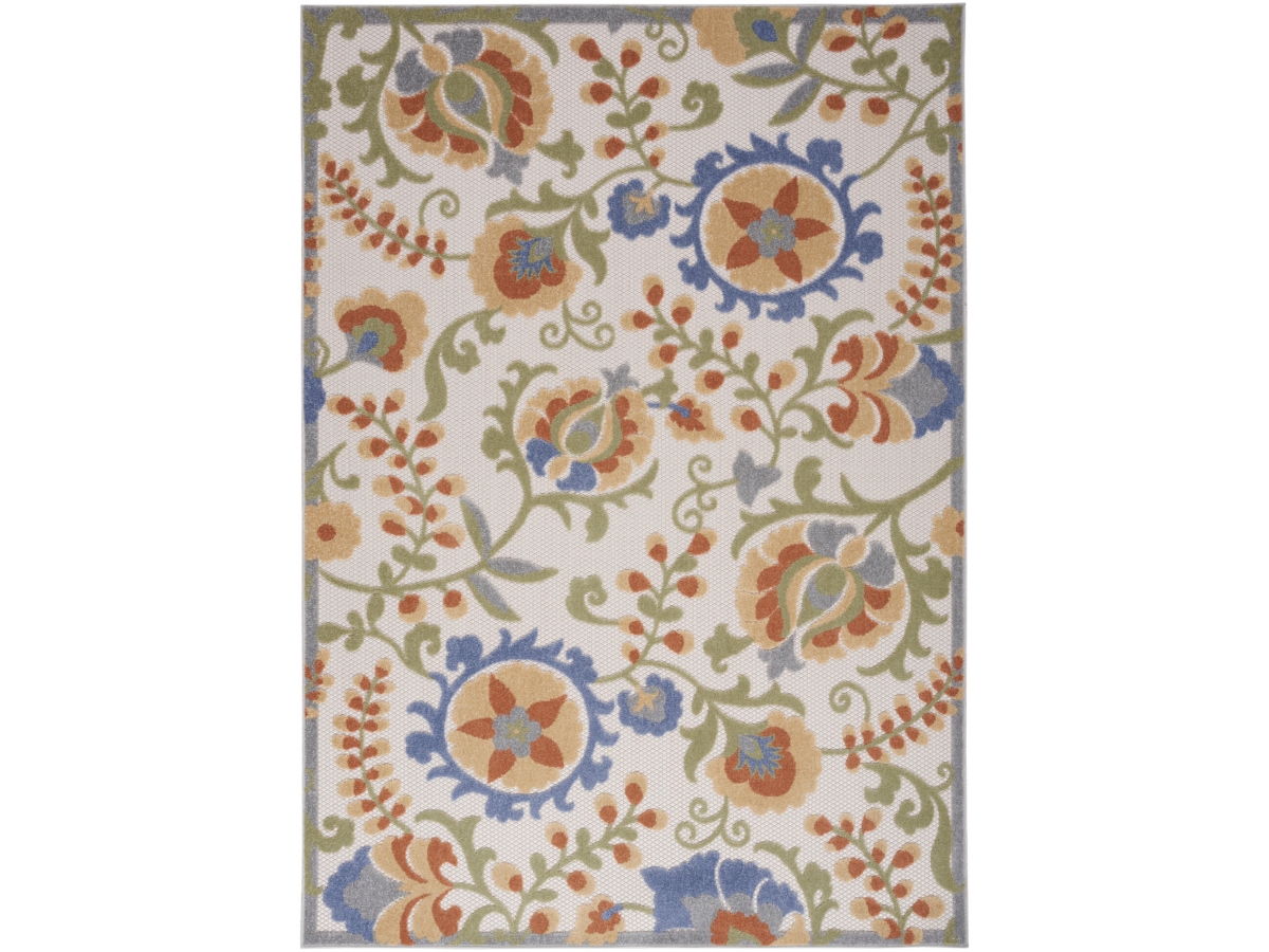 Nourison Home Splash 6' X 9' Leafy Vines Indoor/Outdoor Area Rug