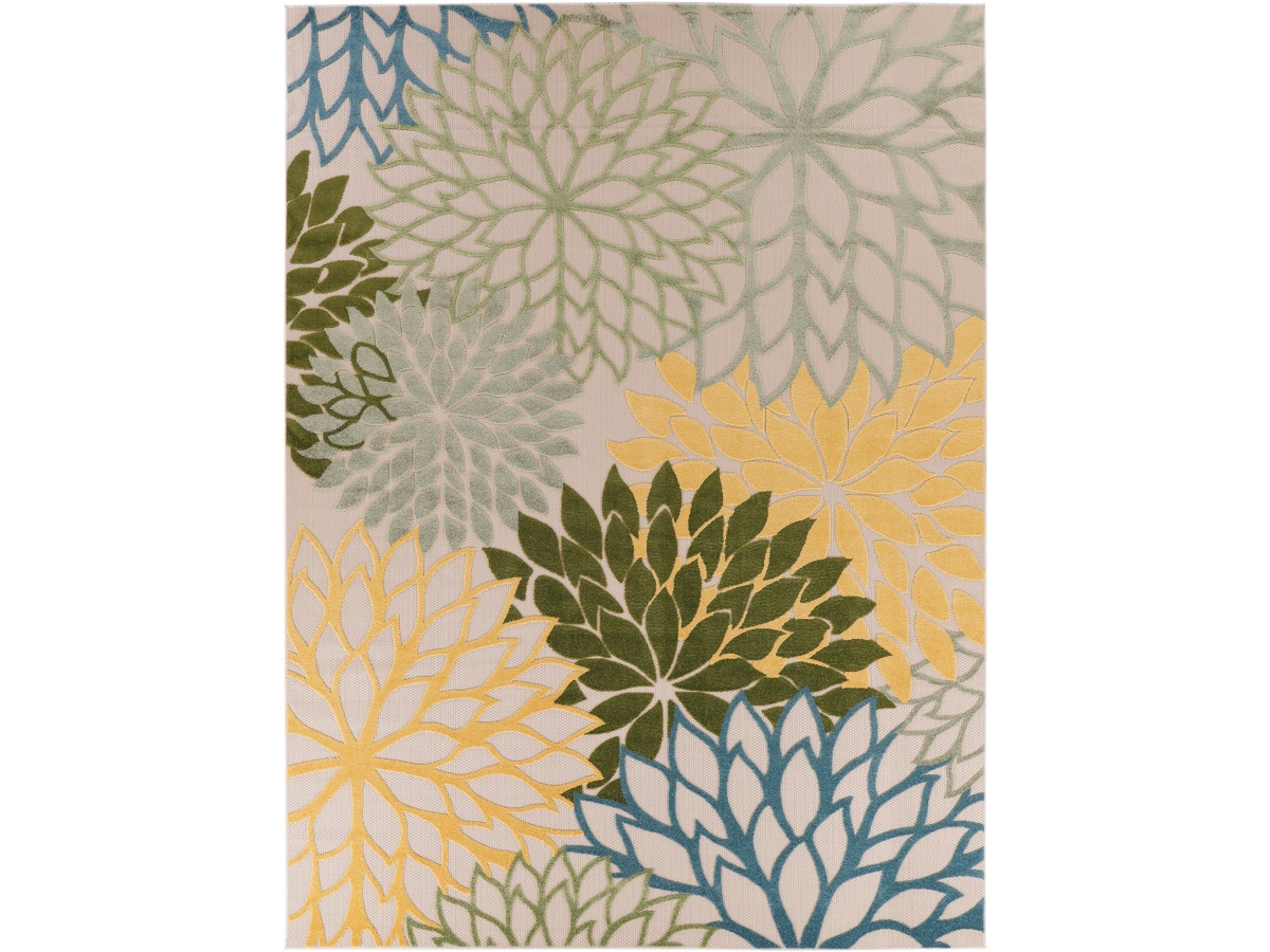 Nourison Home Splash 9' X 12' Dahlia Floral Area Rug