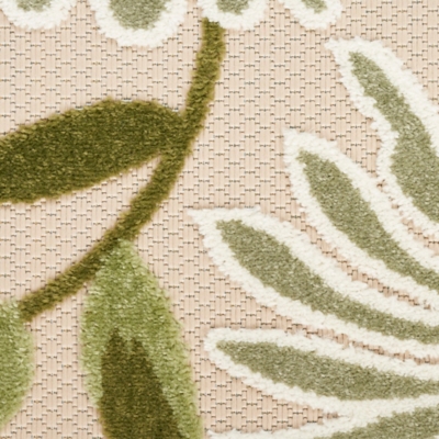Swatch color Ivory/Green 