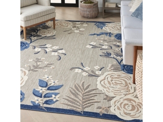 Nourison Home Splash 9' X 12' Rose Floral Area Rug