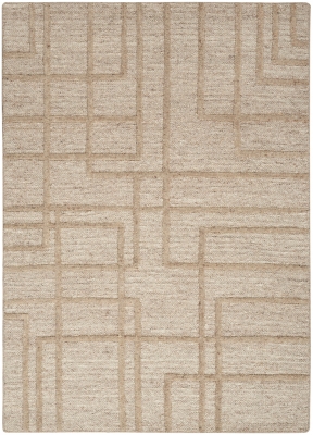 Calvin Klein Impressions 7'9" x 9'9" Area Rug, Camel, large