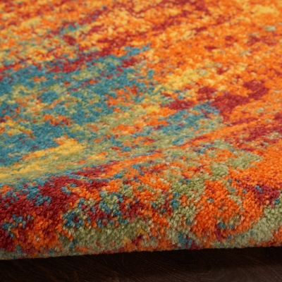 Nourison Outdoor Essentials 5x7 Area Rug - Artistic Design