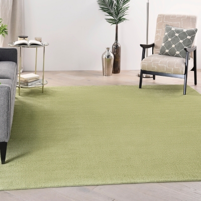 Nourison Home Outdoor Essentials 9' x Square Area Rug, Green
