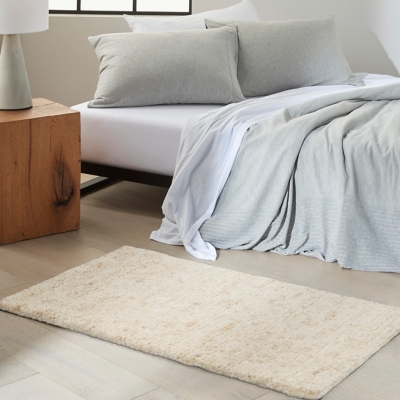 Calvin Klein Billows 2' x 3' Area Rug, Ivory/Beige, rollover