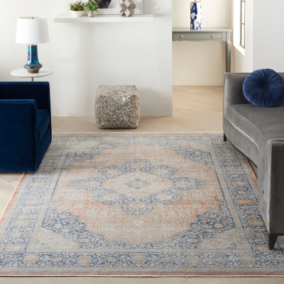 Nourison Home Starry Nights Starry 8' x 10' Area Rug, Blush/Multi, rollover