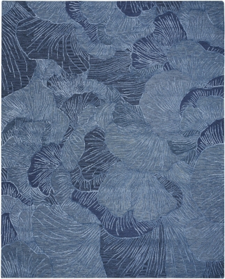 Nourison Home Avra 7'9" x 9'9" Area Rug, Blue, large