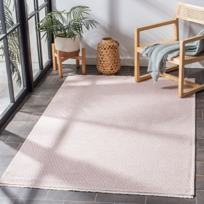 Safavieh Augustine Abstract Geometric 4'5" x 6'5" Area Rug, Pink/Ivory, rollover