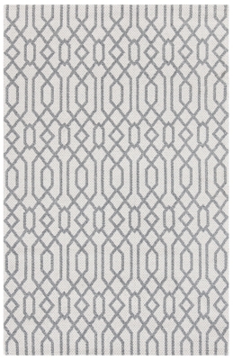 Safavieh Augustine Trellis 2'10" x 5' Area Rug, Anthracite/Light Gray, large