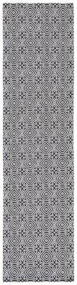 Safavieh Augustine Tulum Area Rug, Black/Light Gray, grid