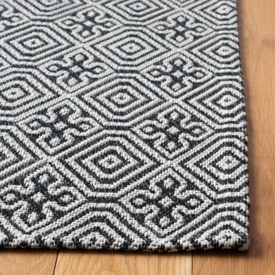 Safavieh Augustine Tulum Area Rug, Black/Light Gray, large