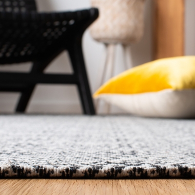 Safavieh Augustine Tulum Area Rug, Black/Light Gray, large