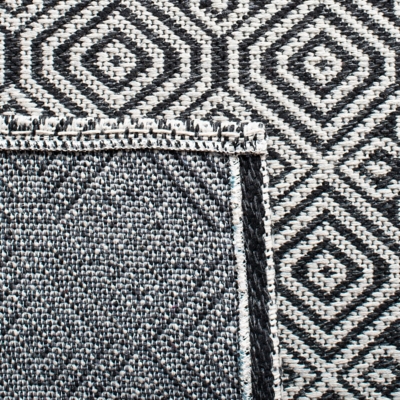 Safavieh Augustine Tulum Area Rug, Black/Light Gray, large