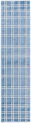 Safavieh Groove 2' 3" x 8' Runner Rug, Blue/Ivory, large