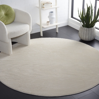 Safavieh Revive 6' 7" x 6' 7" Round Area Rug, Ivory, large