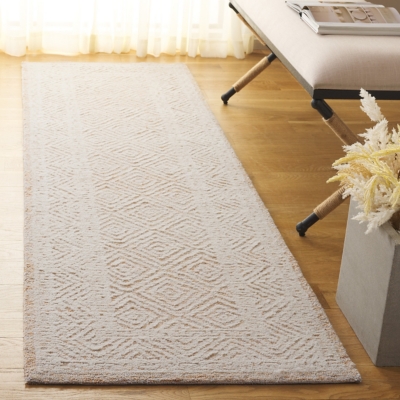 Safavieh Pine 2' 3" x 8' Runner Rug, Ivory/Orange, rollover