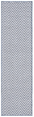 Safavieh Martha Stewart Collection Graca Area Rug, Blue/Creme, grid