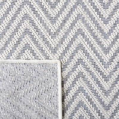 Safavieh Martha Stewart Collection Graca Area Rug, Blue/Creme, large