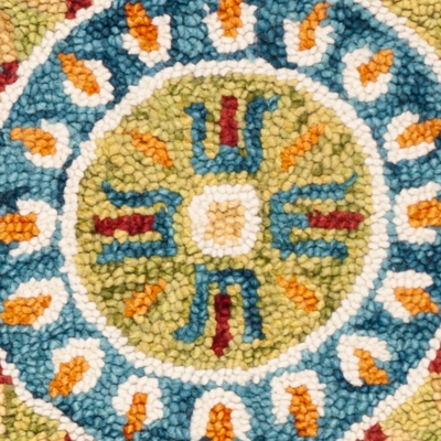 Swatch color Ivory/Blue 